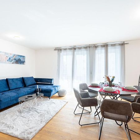 Lit Living: Luxus - Box Spring - Parking - Terrace Apartman Ludwigshafen am Rhein Kültér fotó