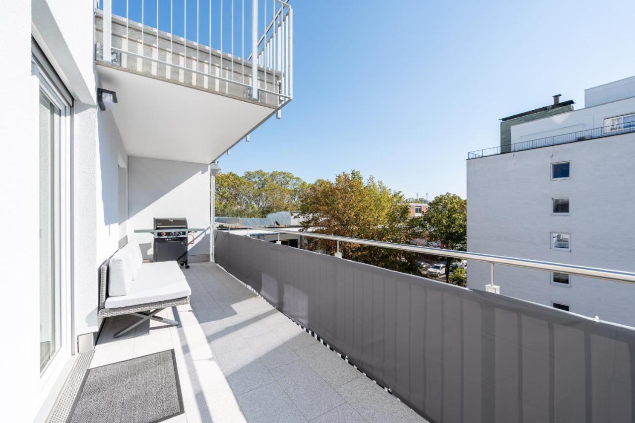 Lit Living: Luxus - Box Spring - Parking - Terrace Apartman Ludwigshafen am Rhein Kültér fotó